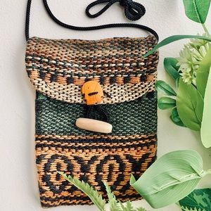❌SOLD❌ Handwoven Mini Travel Pouch